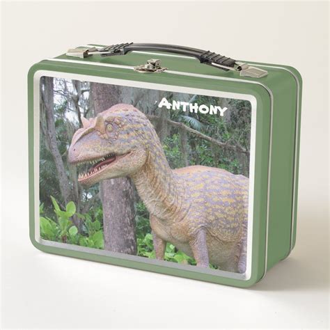 dinosaur metal lunch box|adult dinosaur lunch box.